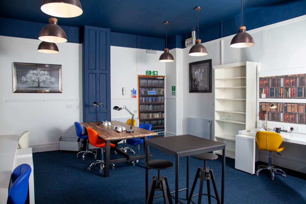 Co-working office facilities at Hadleigh Works, Oswestry